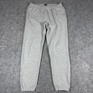 GAP Jogger Sweatpants Tall Gray Excellent Fleece Lined Elastic Waist Mens Size M